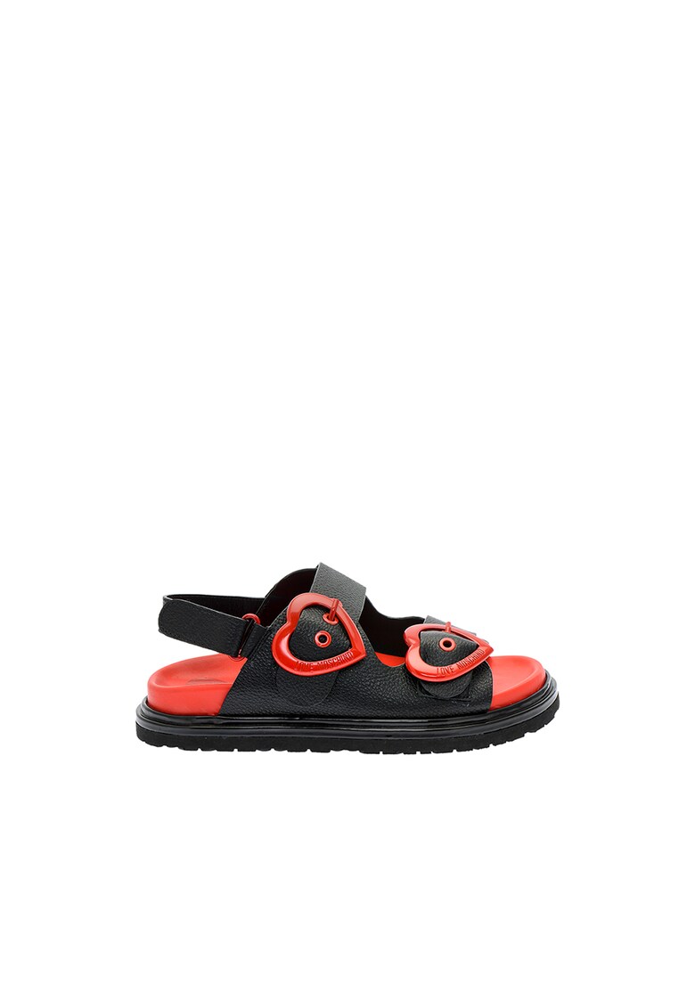 Sandale de piele cu velcro