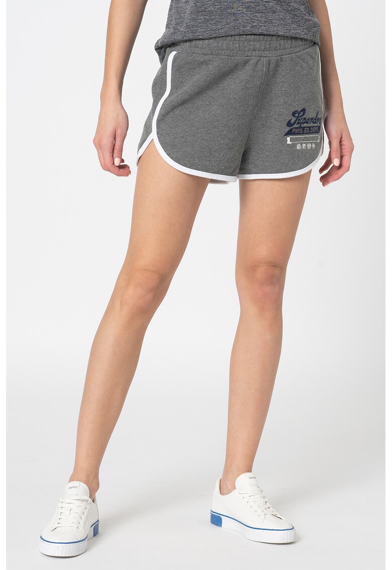 Pantaloni scurti cu talie elastica Collegiate Union SUPERDRY fashiondays.ro