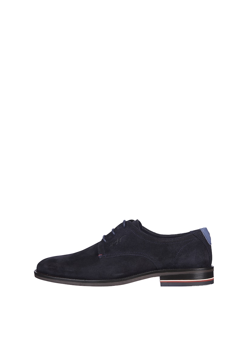 Pantofi derby de piele intoarsa