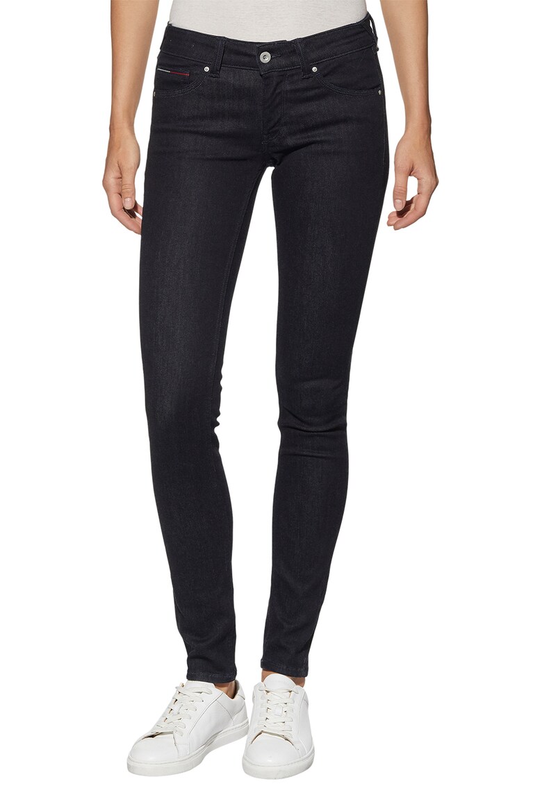 Blugi skinny cu talie joasa