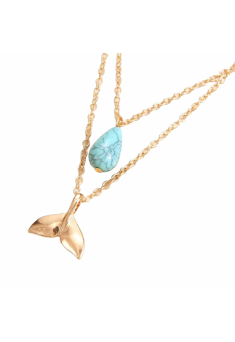 Colier Dino Gold C17 - Aliaj metalic - Auriu