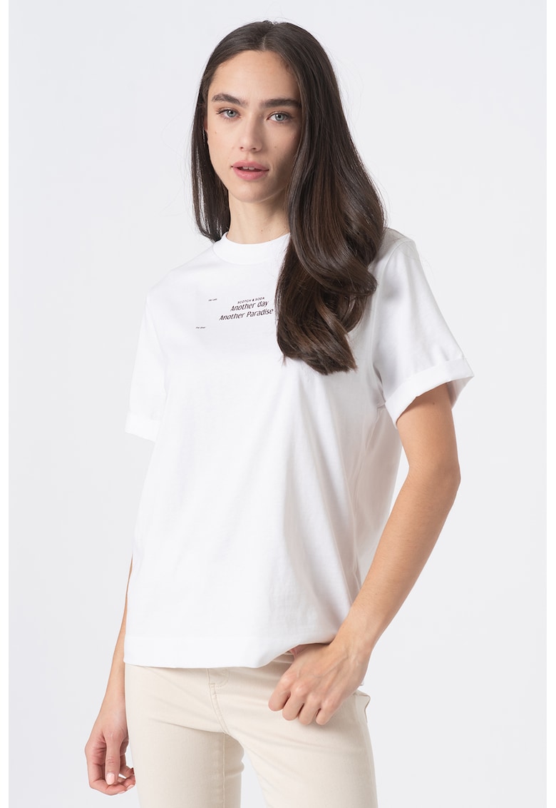 Tricou relaxed fit de bumbac organic