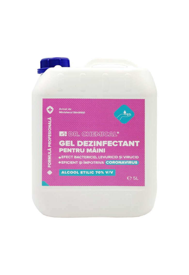 Gel dezinfectant pentru maini Dr.Chemical – Garbo – bactericid cu 70% alcool -70 imagine noua gjx.ro
