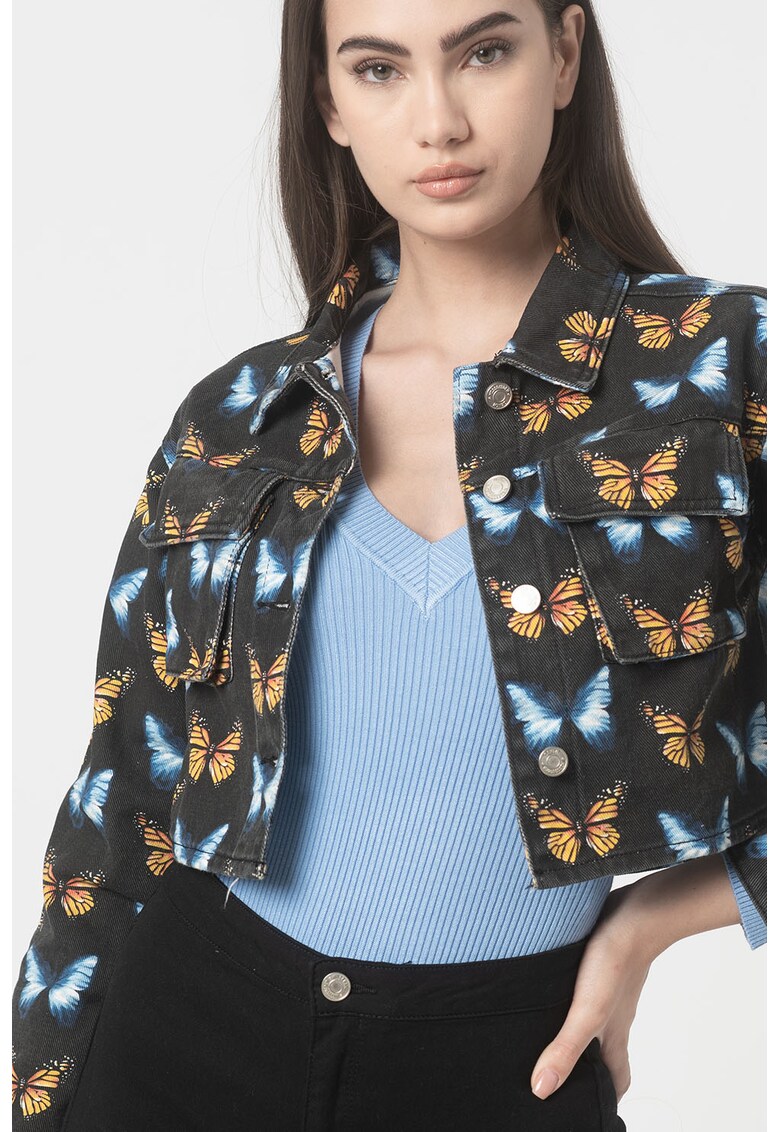 Късо яке от деним Missguided