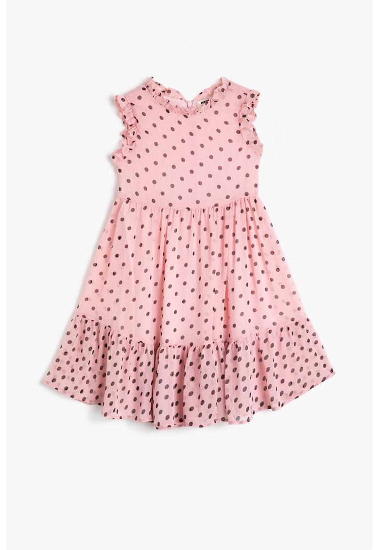 Rochie cu croiala in A si buline
