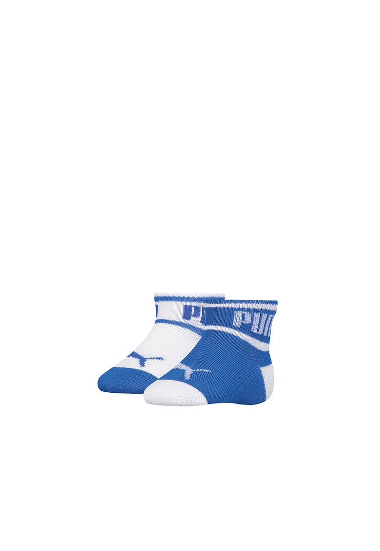Set de sosete scurte cu imprimeu logo - 2 perechi