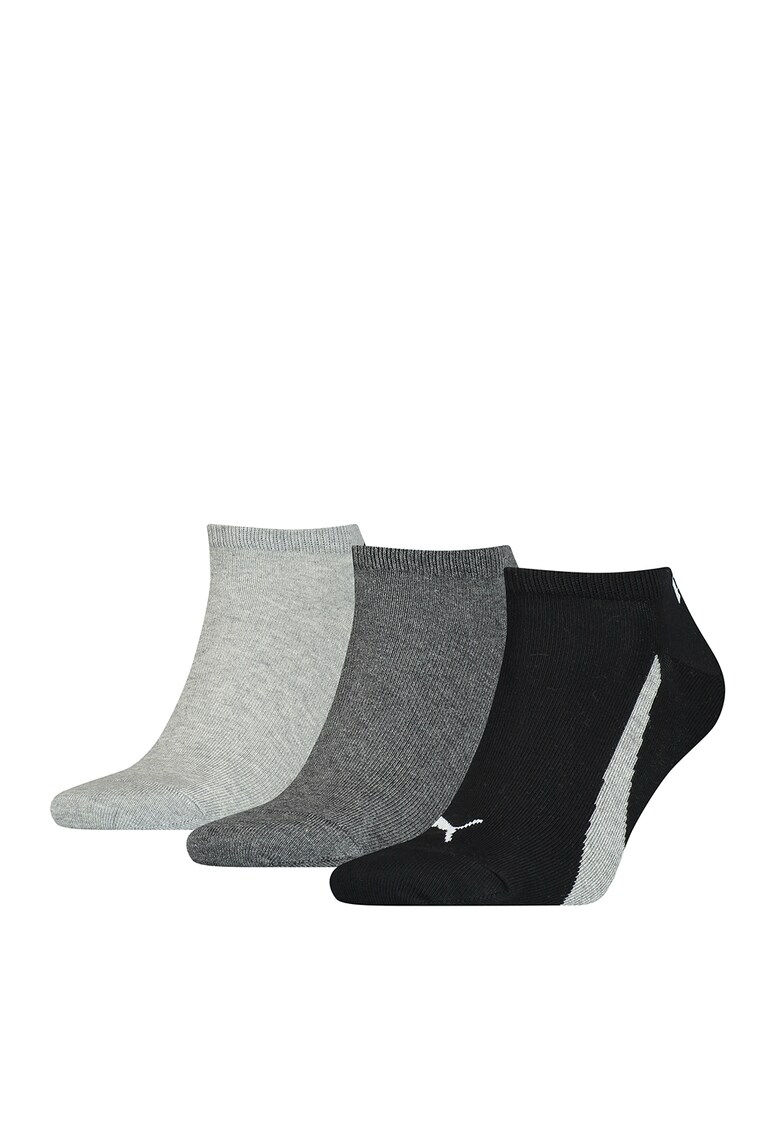 Set de sosete scurte unisex cu logo - 3 perechi