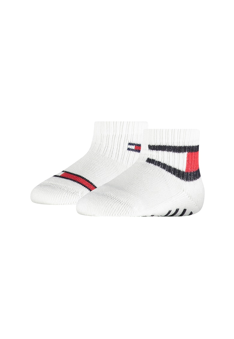 Tommy Hilfiger Set de sosete scurte cu model logo - 2 perechi