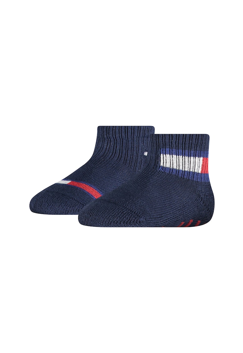 Tommy Hilfiger Set de sosete scurte cu model logo - 2 perechi