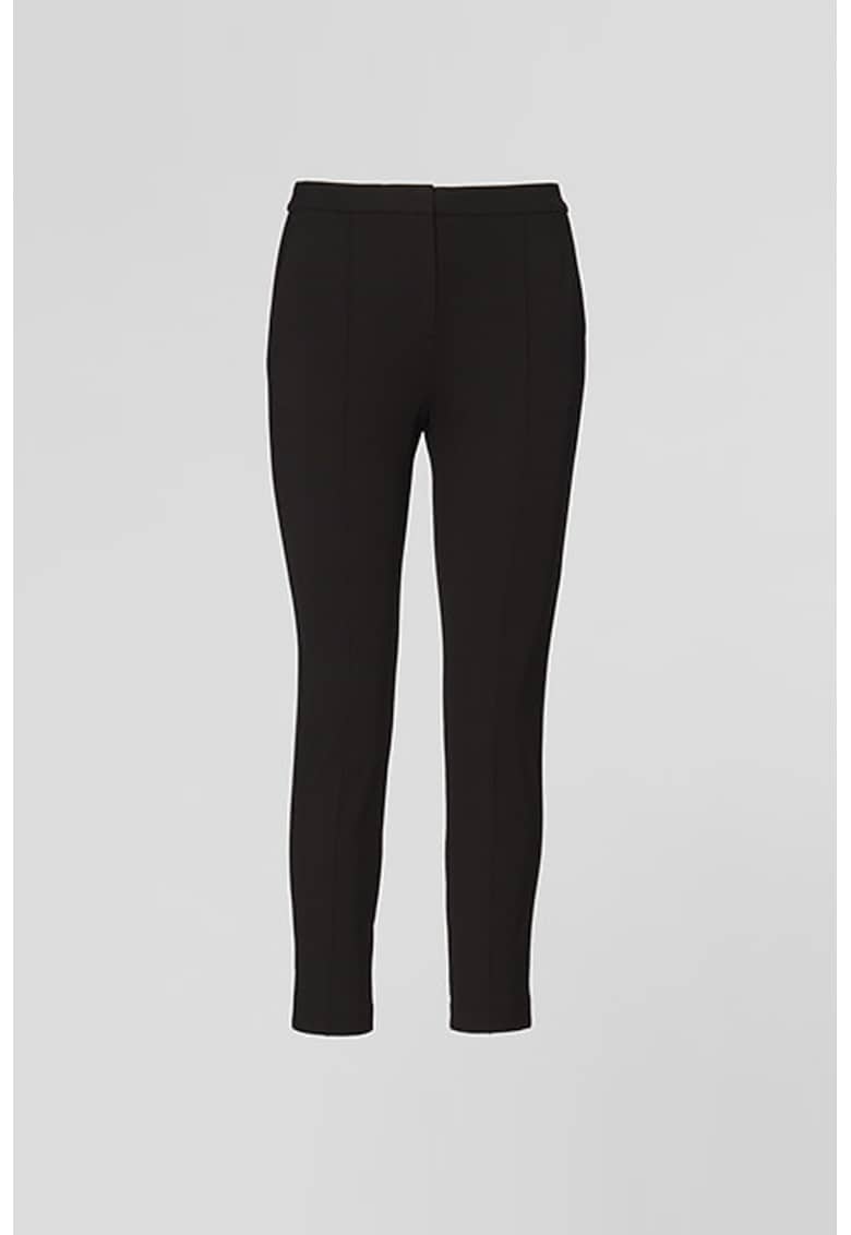 Pantaloni slim fit cu benzi laterale cu logo