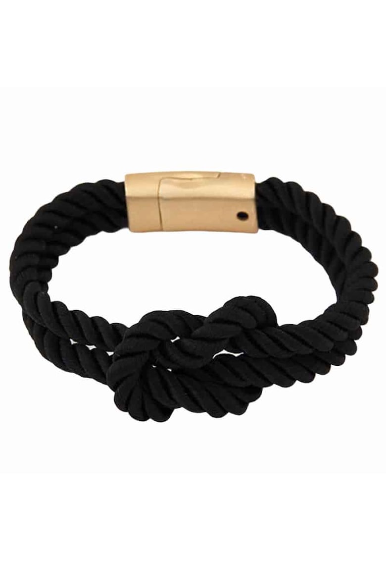 Bratara Georga - Textil - Negru