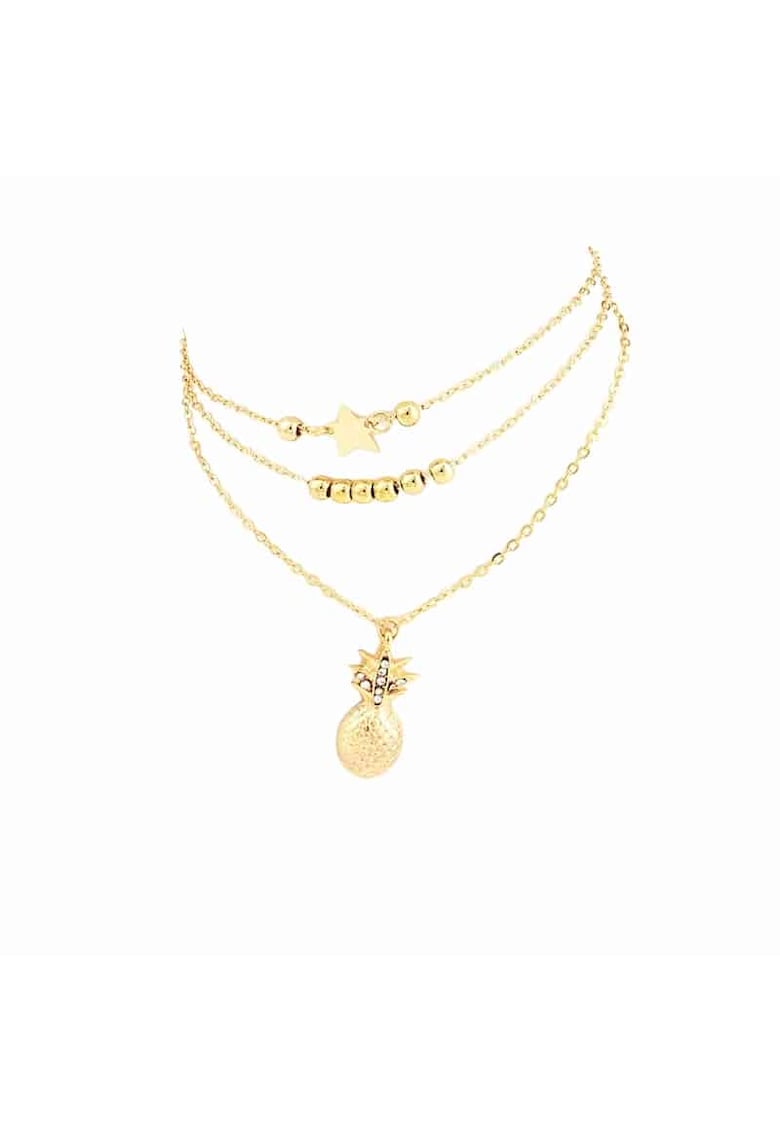 Set 3 bratari glezna Alwa Gold C3 - Aliaj metalic - Auriu