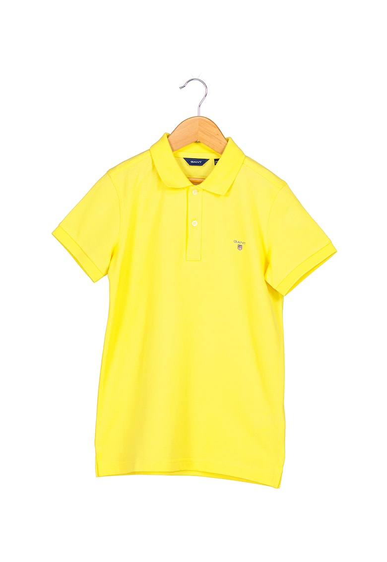 Тениска от пике с яка Gant