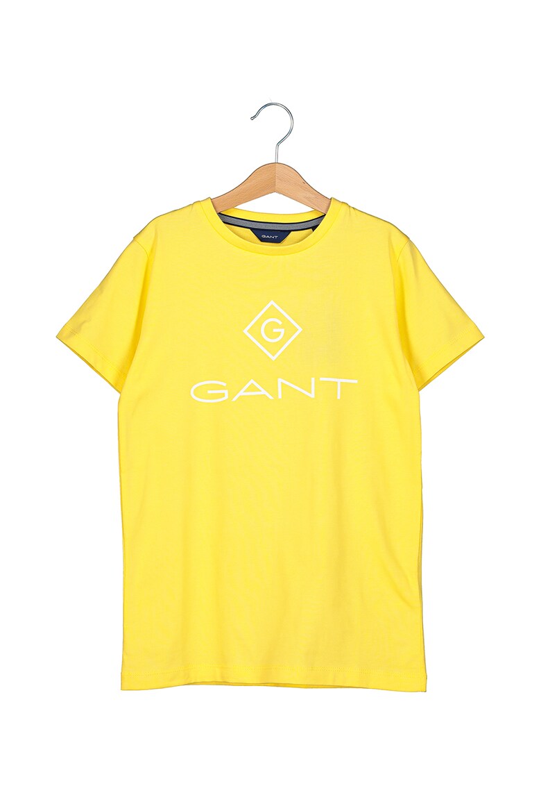 Памучна тениска с лого Gant