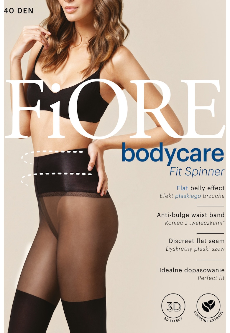 Ciorap BodyCare Fit Spinner 40 Den - Negru