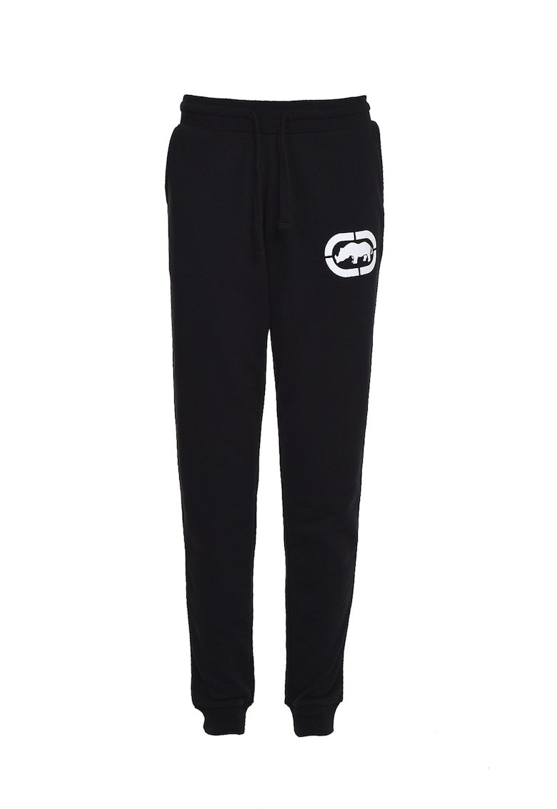 Pantaloni sport cu croiala conica si logo Brighton