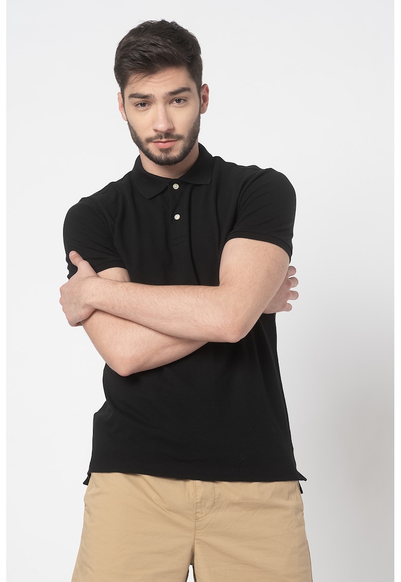 Tricou polo din material pique