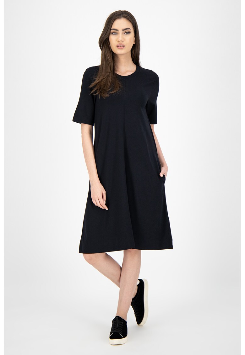 Rochie midi de jerseu