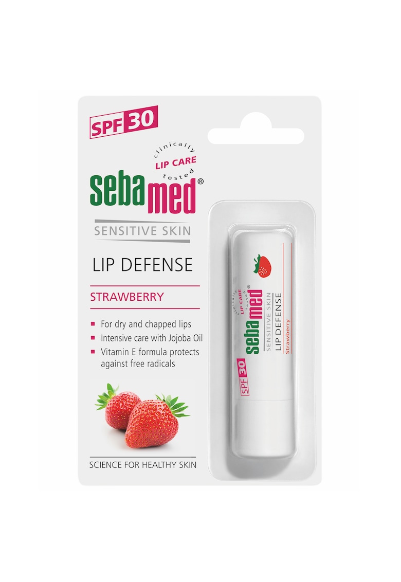Balsam dermatologic pentru buze Semabed cu aroma de capsune - 4.8 g
