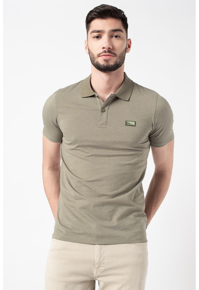 Tricou polo slim fit cu logo Schultz