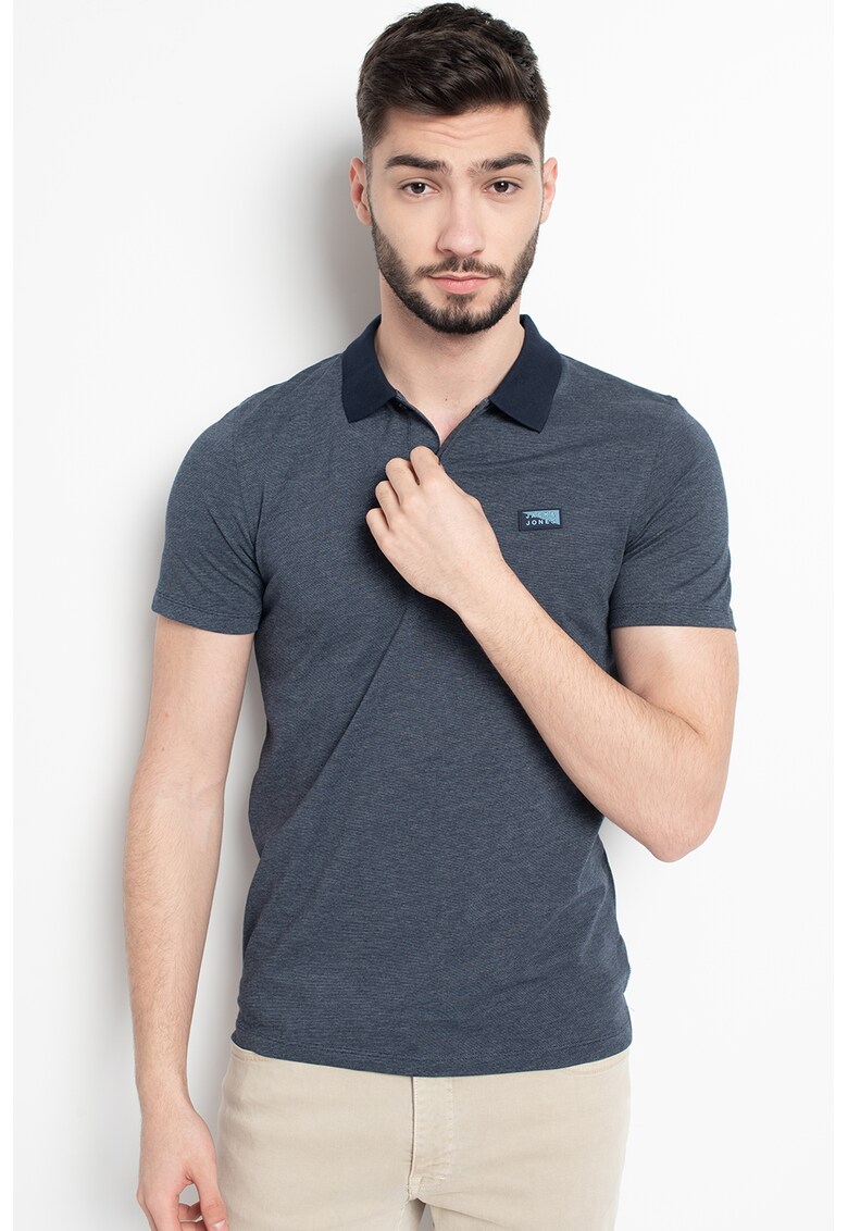 Tricou polo slim fit cu logo Schultz