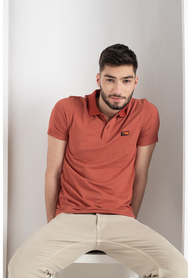 Tricou polo slim fit cu logo Schultz