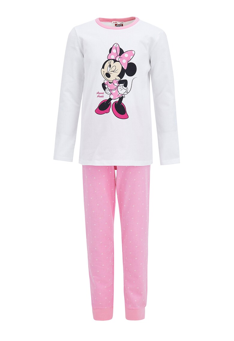 Pijama de bumbac cu licenta Minnie Mouse