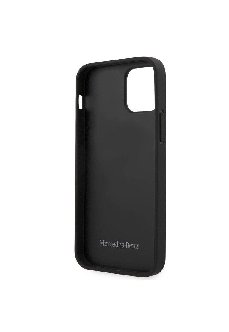 Husa cover leather hand strap pentru iphone 12 mini mehcp12slssbk - black