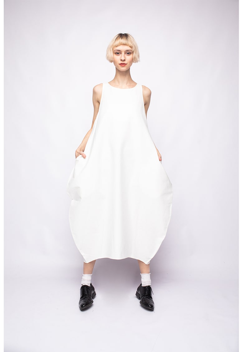 Rochie cu buzunare laterale - fara maneci