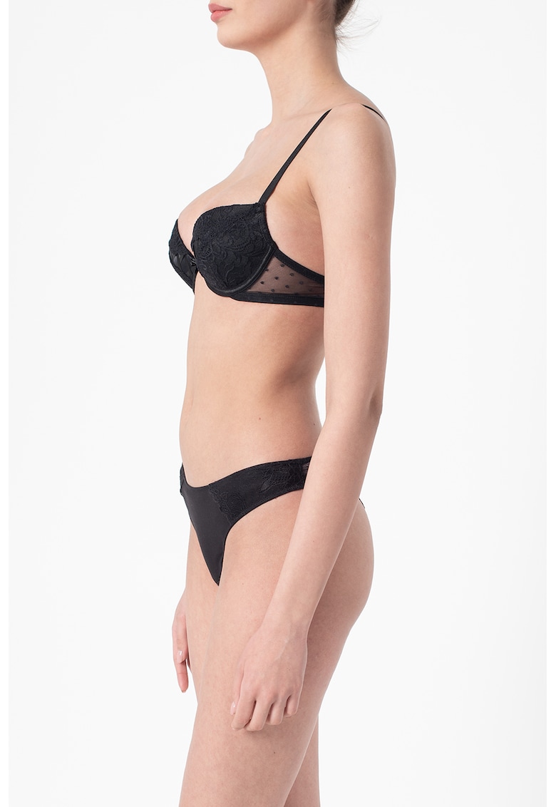 Sutien push-up cu model cu dantela