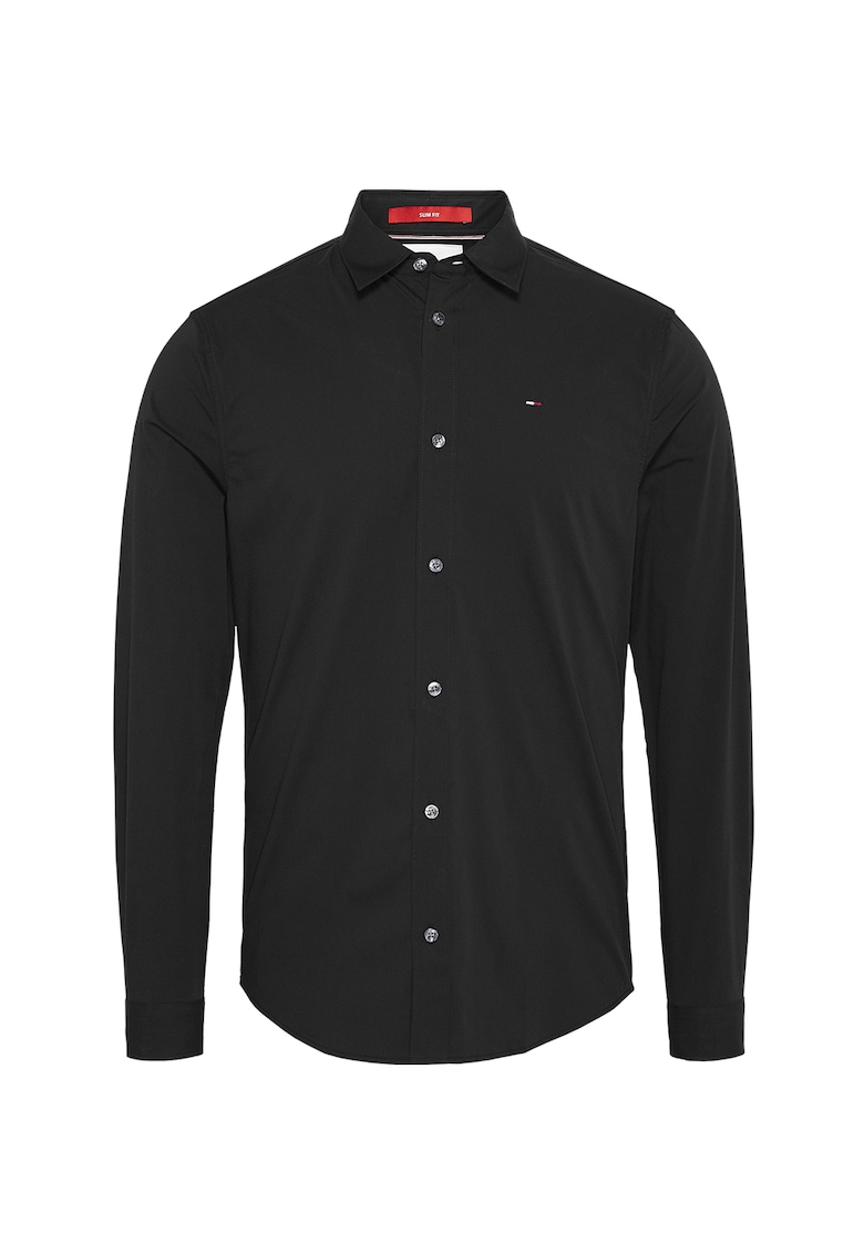 Camasa slim fit din amestec de bumbac organic