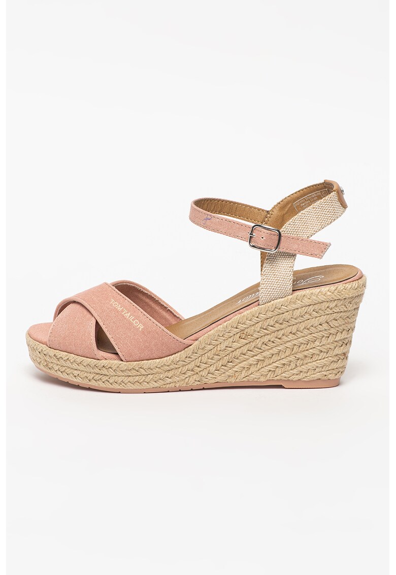 Sandale-espadrile wedge