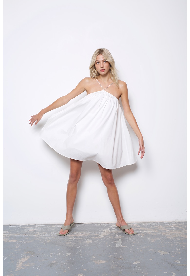 Rochie vaporoasa cu decolteu halter Daisy