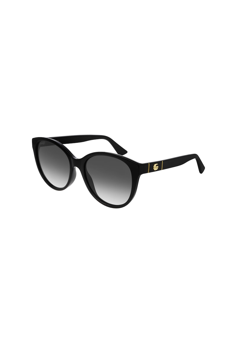 Ochelari de soare cat-eye cu lentile in degrade - - Negru