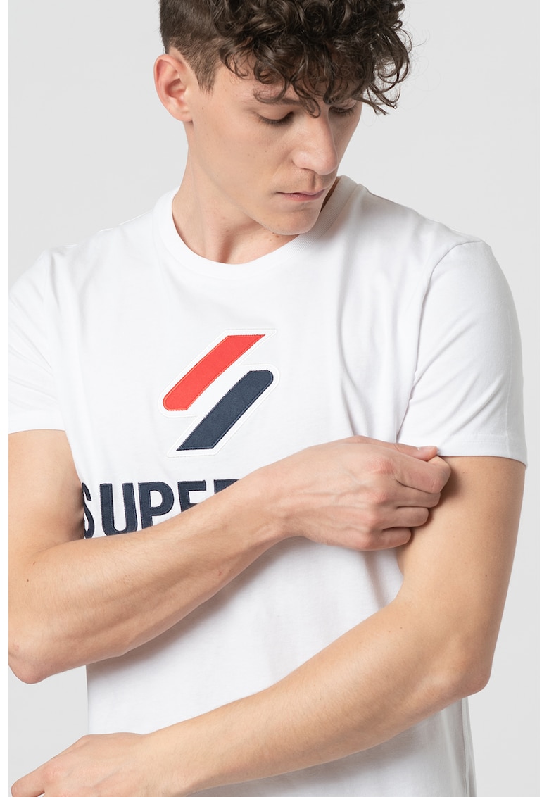 Tricou cu imprimeu logo Sportstyle Classic imagine fashiondays.ro SUPERDRY