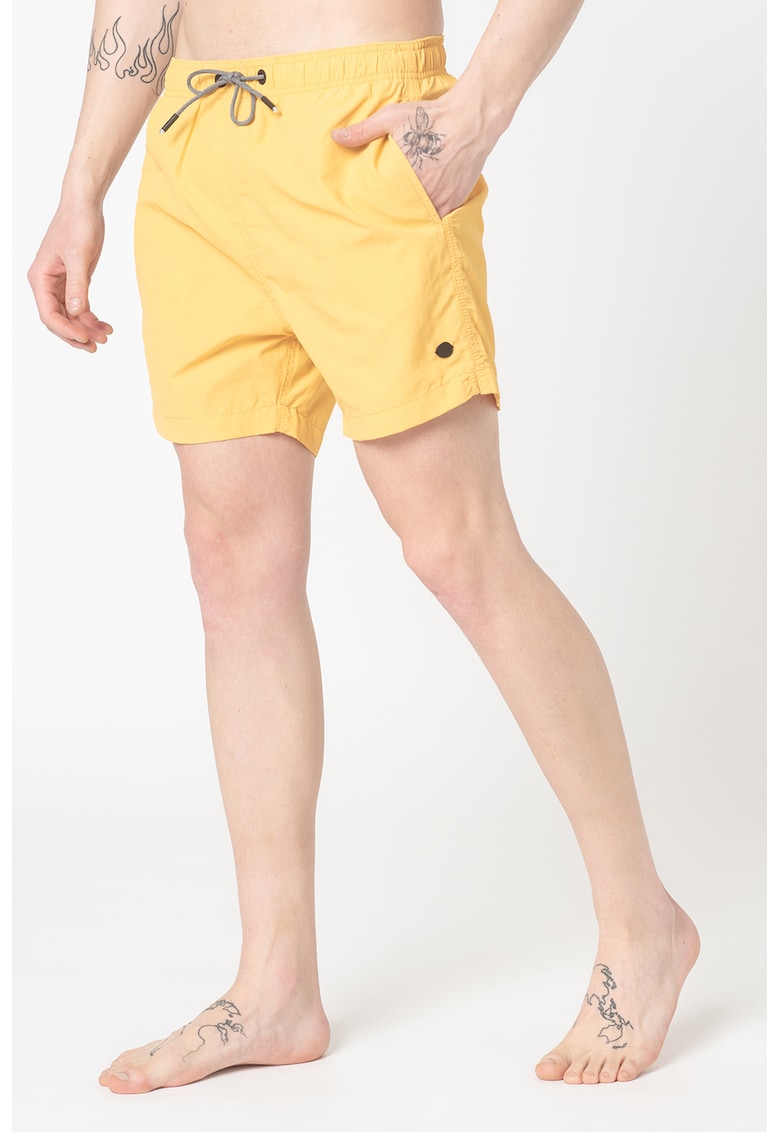 Pantaloni scurti relaxed fit de baie Studios - Galben