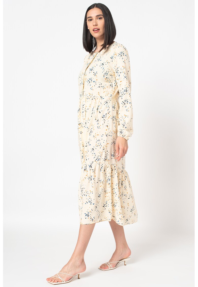 Rochie midi cu imprimeu grafic