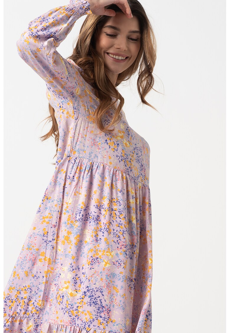 Rochie midi cu imprimeu floral