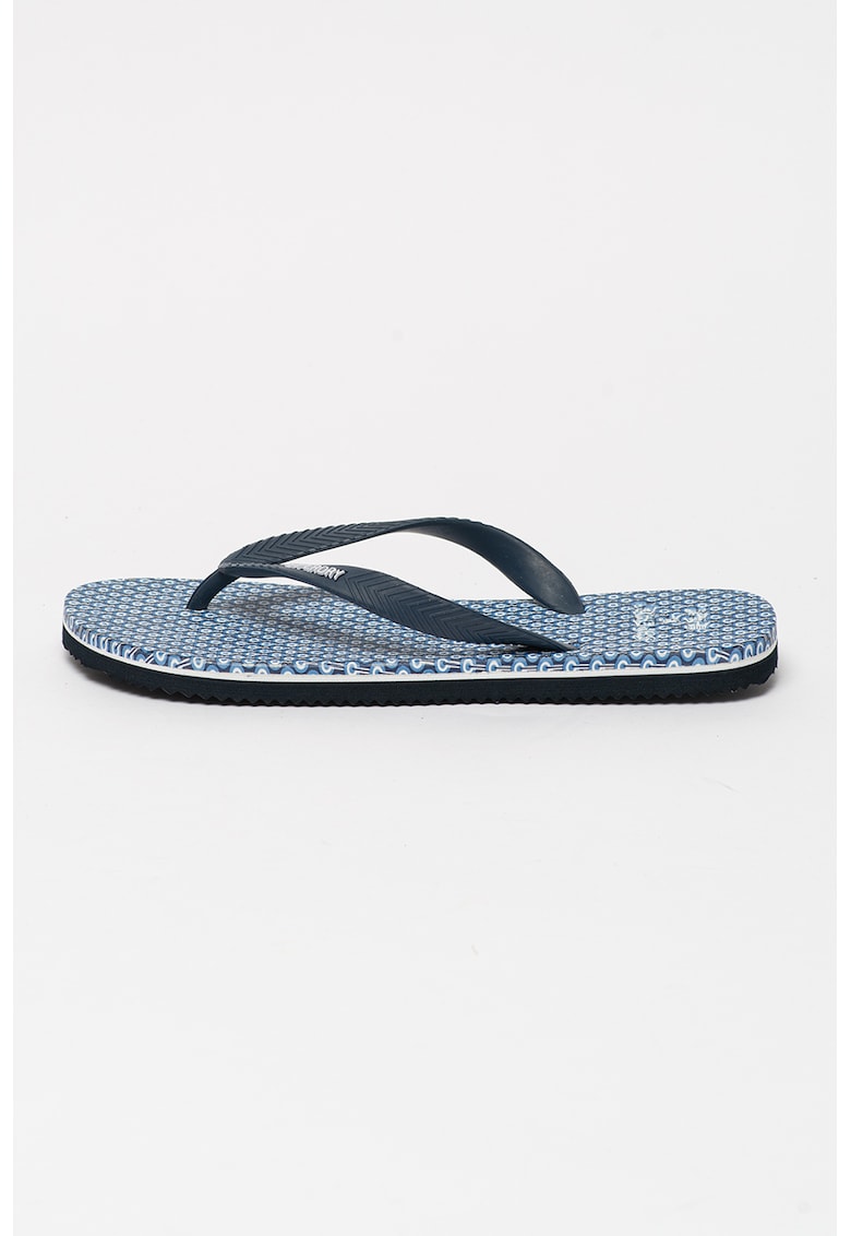 Papuci flip-flop cu logo in relief fashiondays.ro