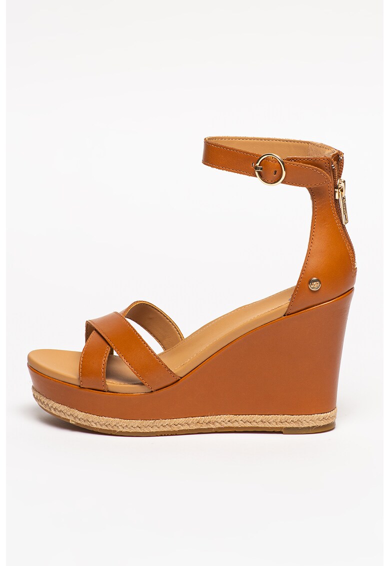 Sandale wedge de piele Ezrah