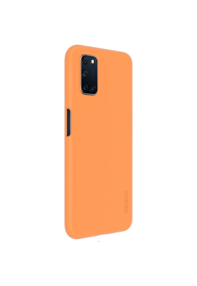 Husa de protectie silicone cover pentru a72 / a52 - cream orange