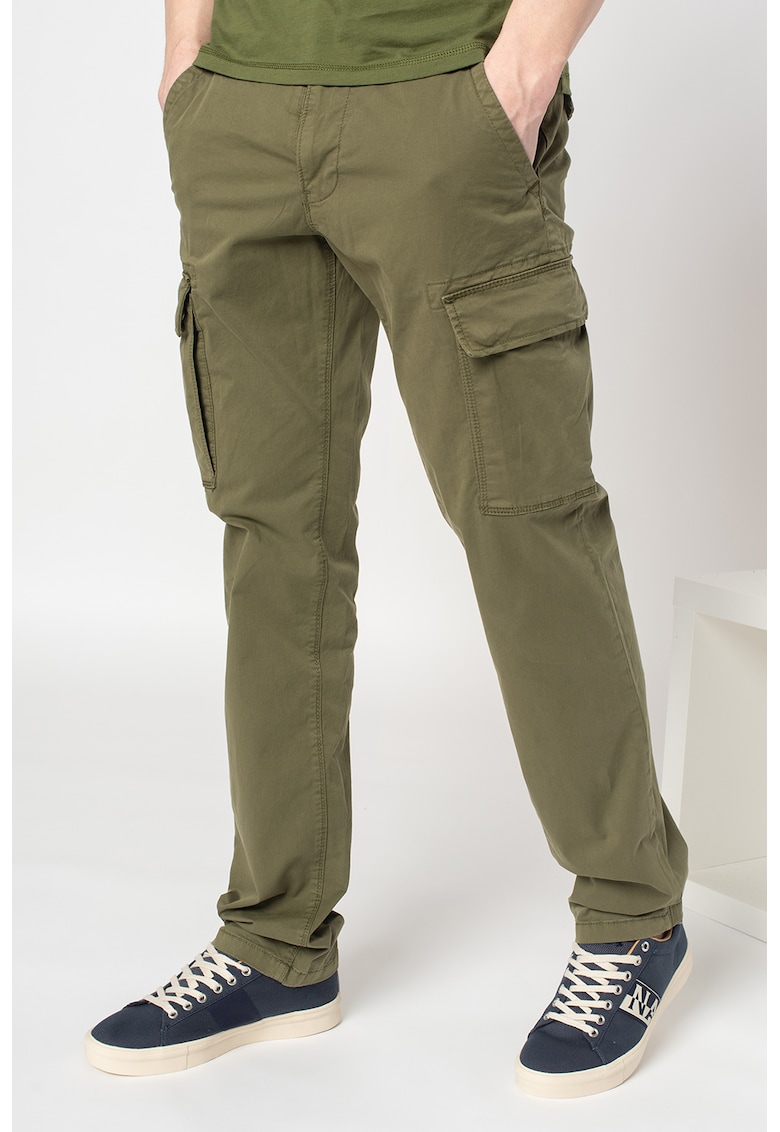 Pantaloni lungi cargo Moto 3 - Kaki