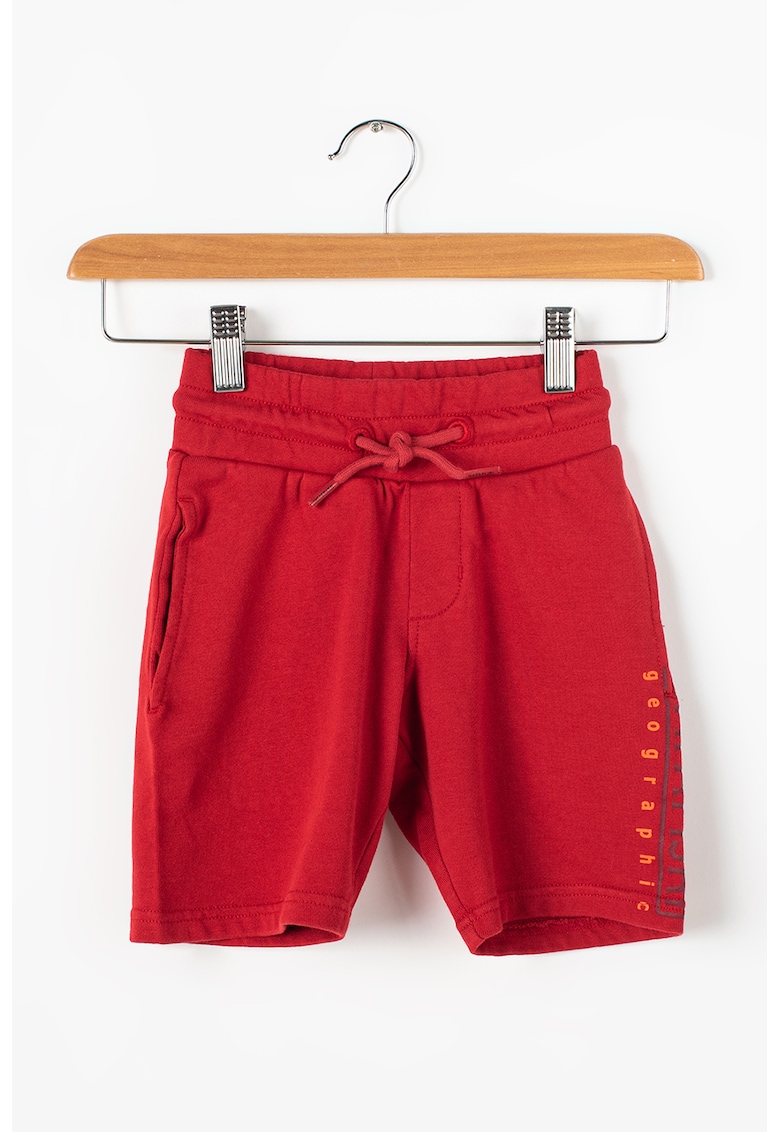 Pantaloni sport scurti cu imprimeu logo Nadyr