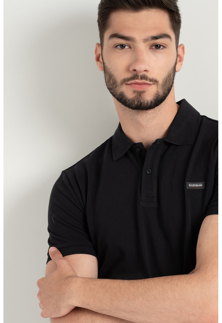 Tricou polo Taly - Negru