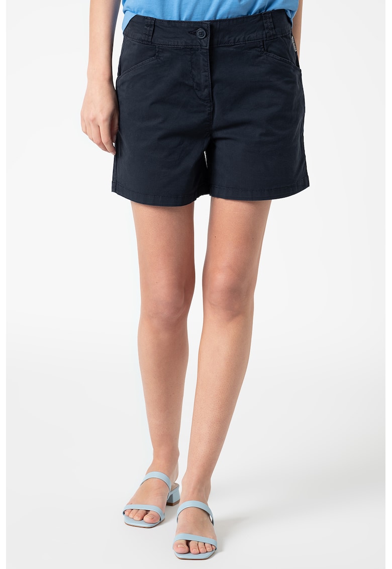 Pantaloni scurti chino cu talie medie Narie - Bleumarin