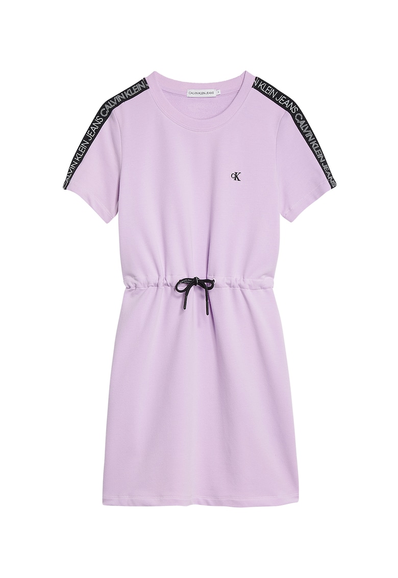 Rochie din amestec de modal cu snur in talie