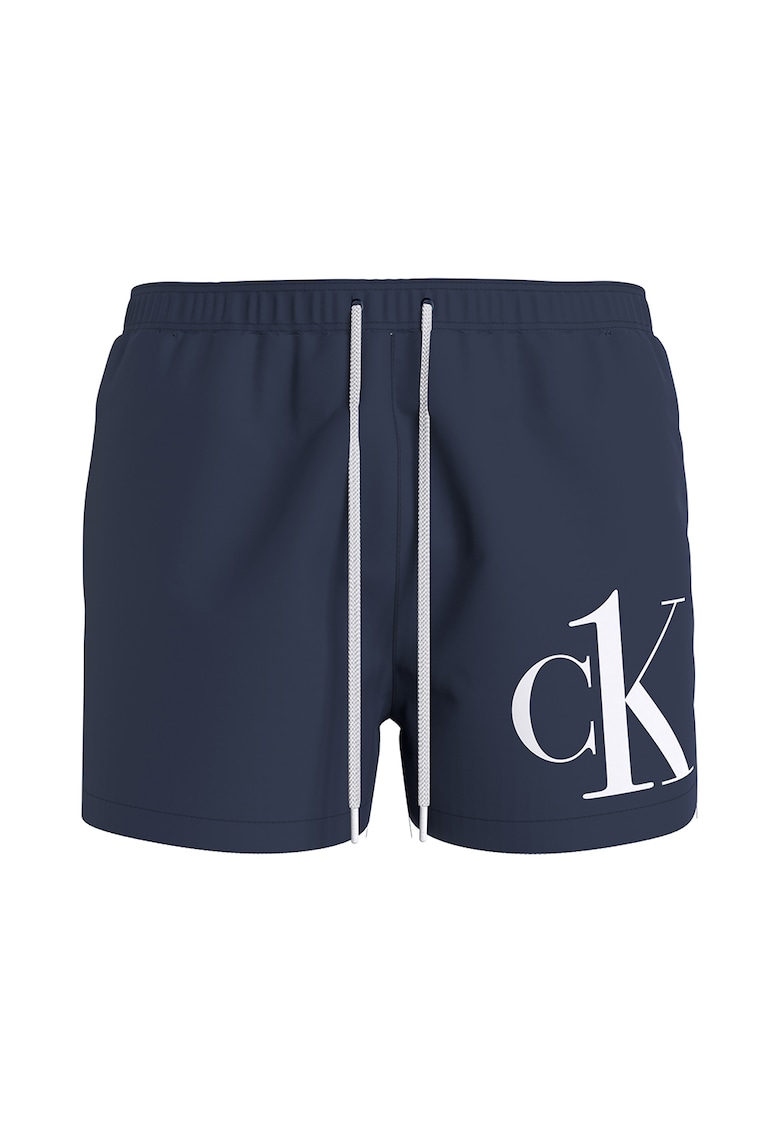 Pantaloni scurti de baie cu snur si logo KM0KM00591