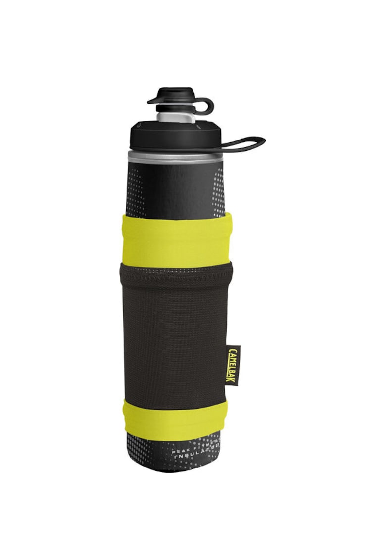 Bidon Peak Fitness Chill 0.71L - Negru/Verde lime