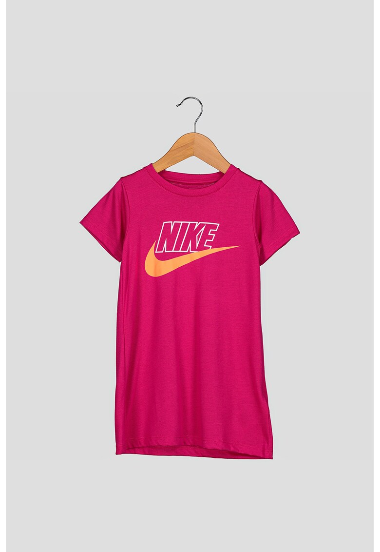 Rochie tip tricou cu imprimeu logo