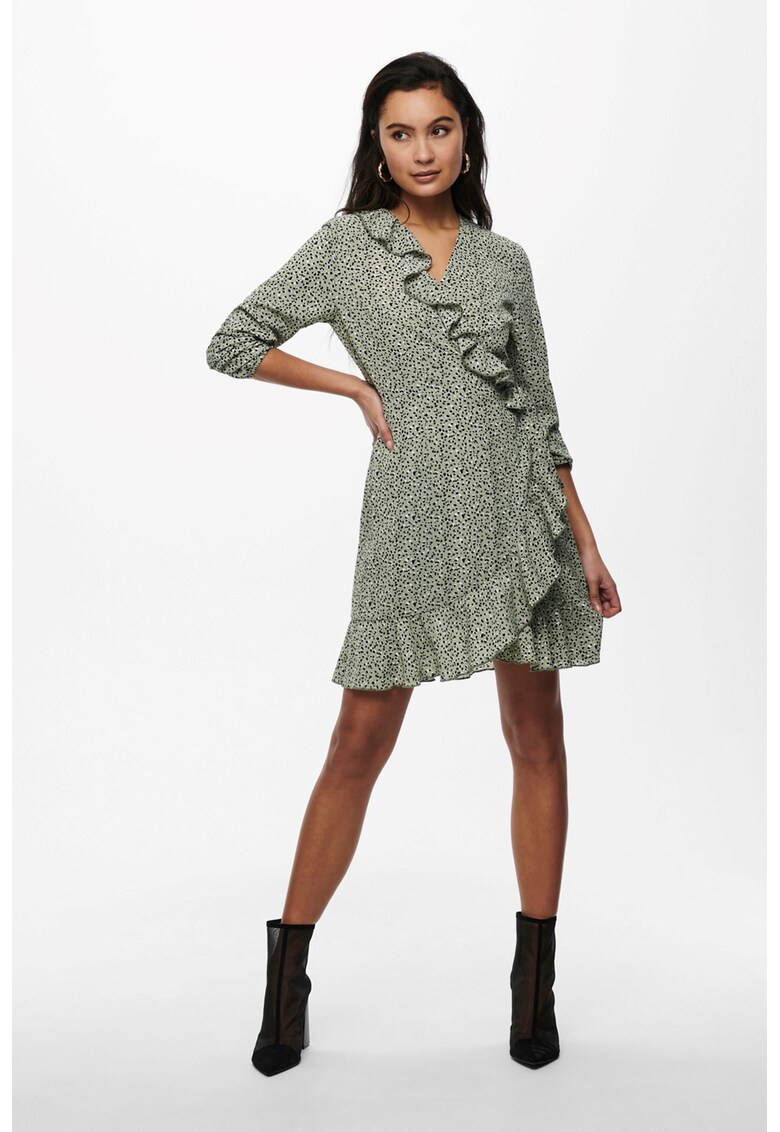 Rochie mini petrecuta cu model